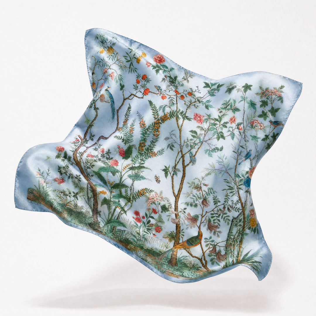 gucci tree of life scarf