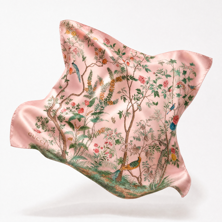 gucci tree of life scarf