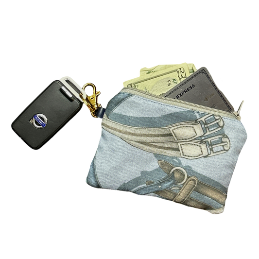 Gucci Equestrian Scarf | Gucci Keychain Bag exclusively at Vintage Luxe Up