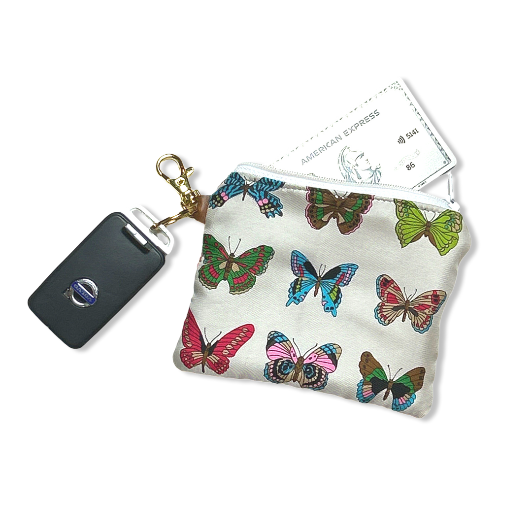 Gucci Butterfly Scarf | Gucci Keychain Bag exclusively at Vintage Luxe Up