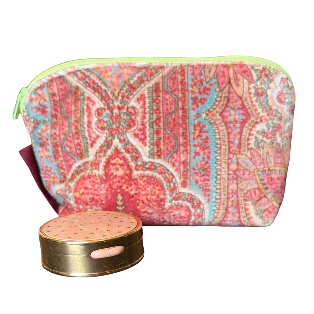 GG Bouquet Vintage Silk Scarf Beauty Bag