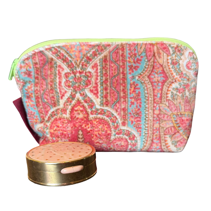 GG Bouquet Vintage Silk Scarf Beauty Bag