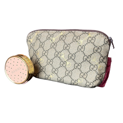 Gucci GG Logo Horsebit Cosmetic Bag | Gucci Fashion Accessories