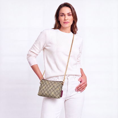 Gucci GG Logo Horsebit Crossbody Bag | Vintage Luxe Up