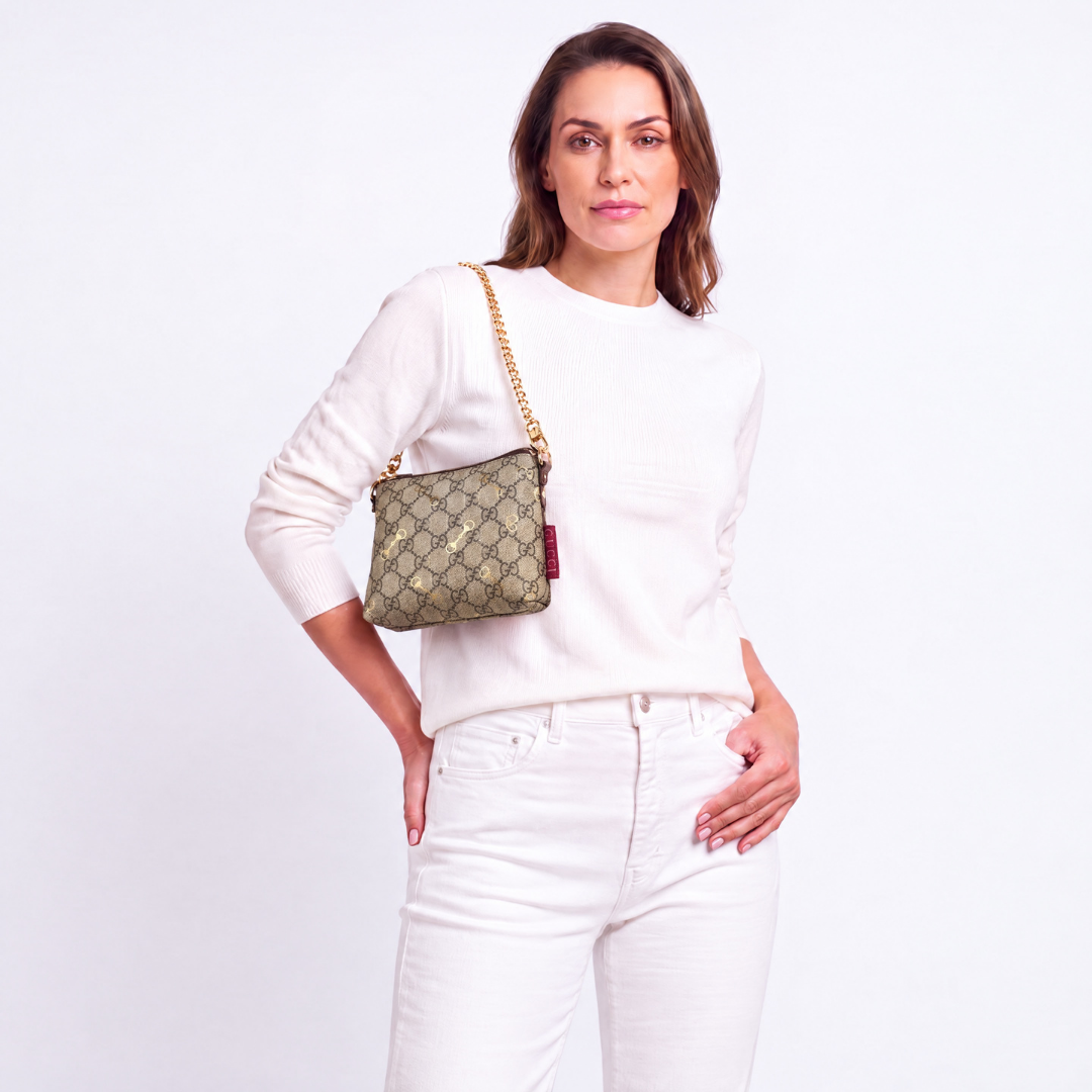 Gucci GG Logo Horsebit Crossbody Bag | Vintage Luxe Up