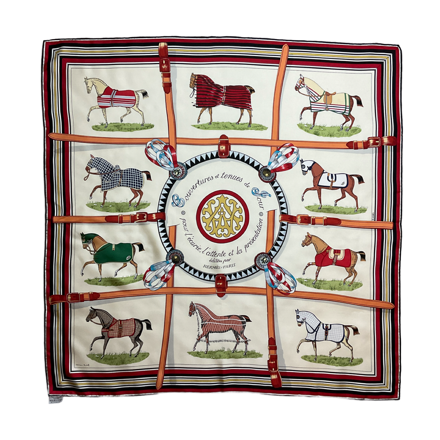 Hermes Couvertures et Tenues du Jour Ivory Scarf | Hermes Crossbody Bag
