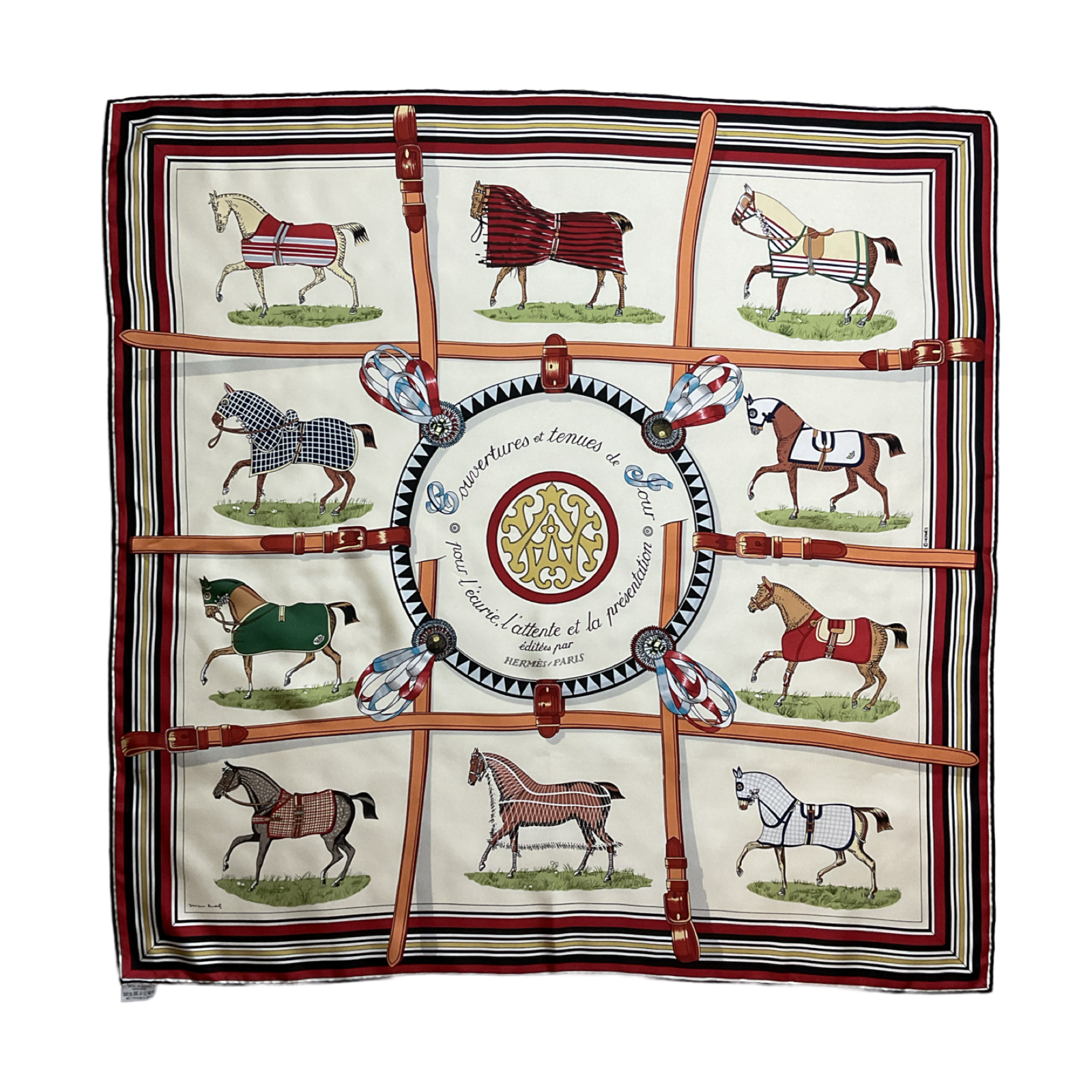 Hermes Couvertures et Tenues du Jour Ivory Scarf | Hermes Crossbody Bag