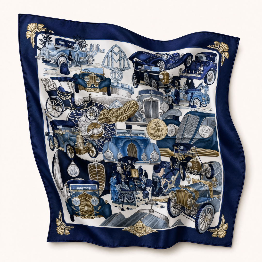 hermes automobile scarf