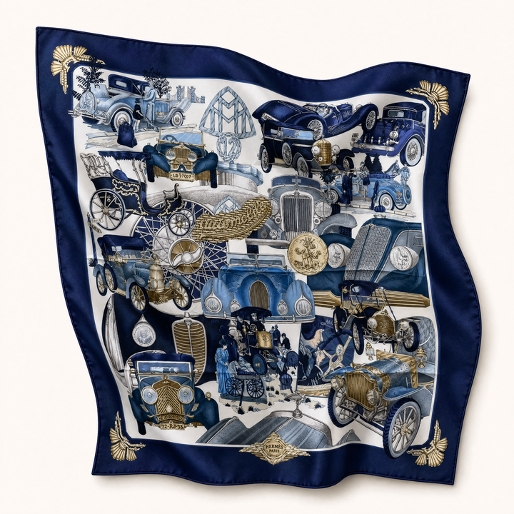 hermes automobile scarf