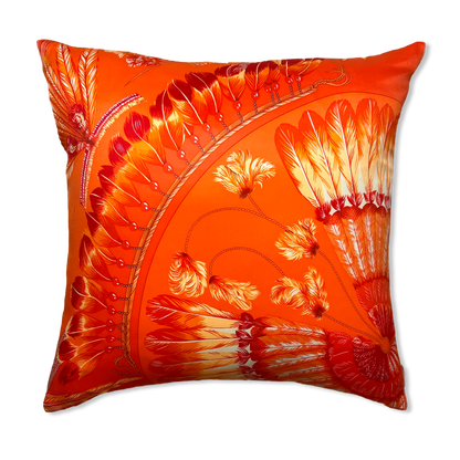 Hermes Brazil Detail Scarf | Hermes Pillow at Vintage Luxe Up