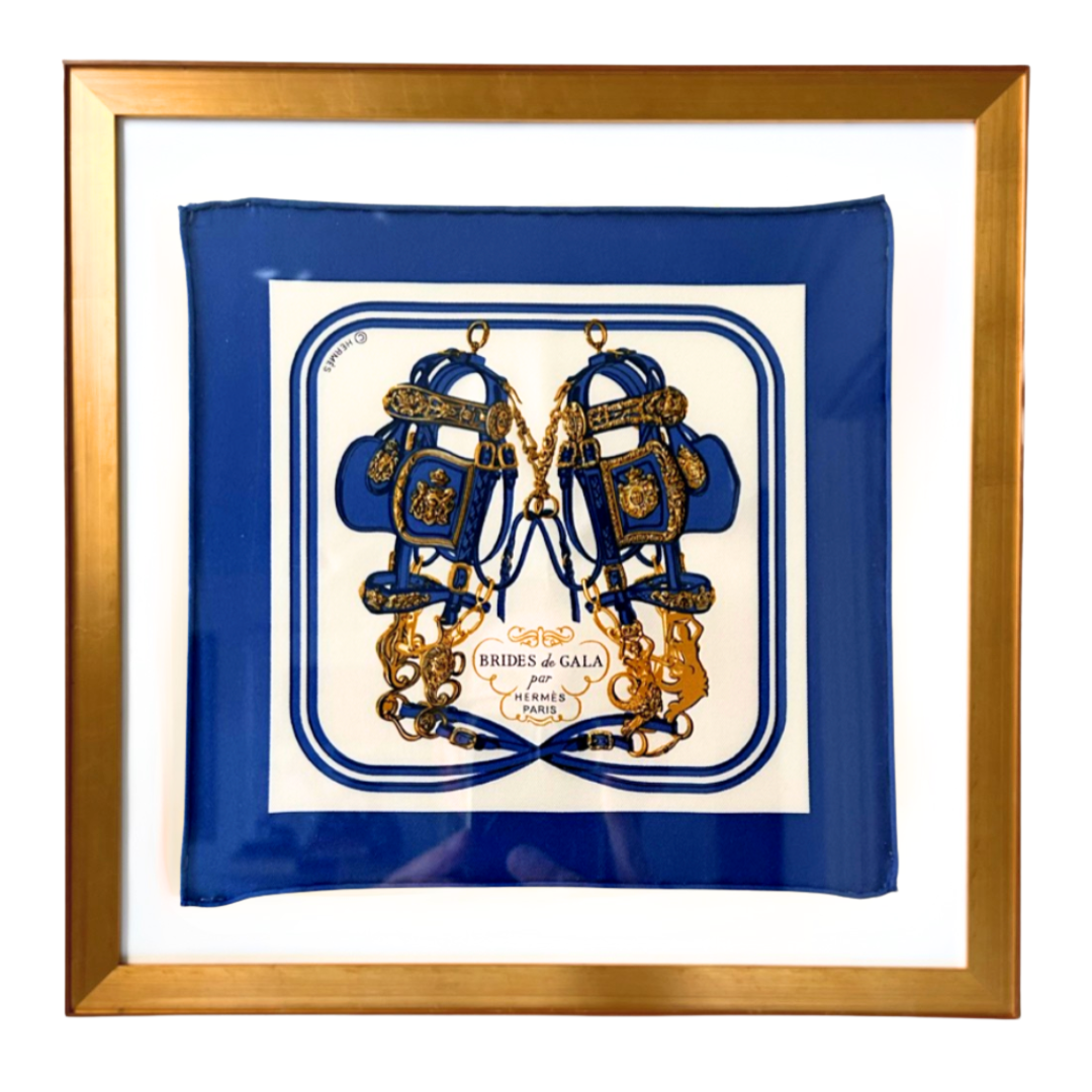 Hermes Brides de Gala Scarf | Framed Hermes Scarf at Vintage Luxe Up