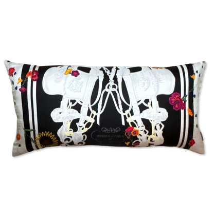 Hermes Brides de Gala Fleuries Scarf Pillow at Vintage Luxe Up