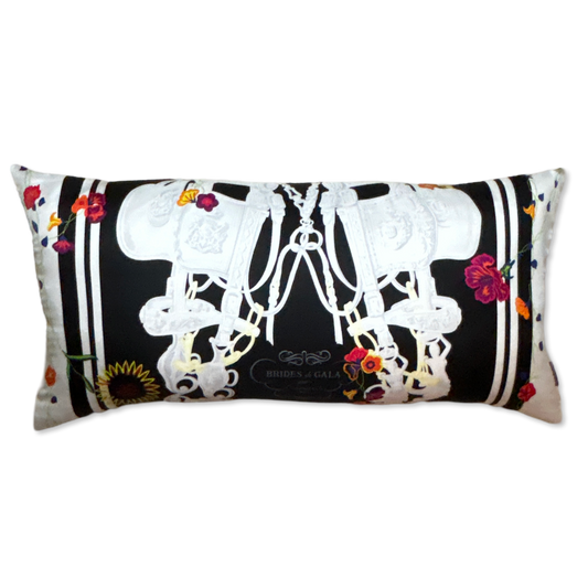 Hermes Brides de Gala Fleuries Scarf Pillow at Vintage Luxe Up