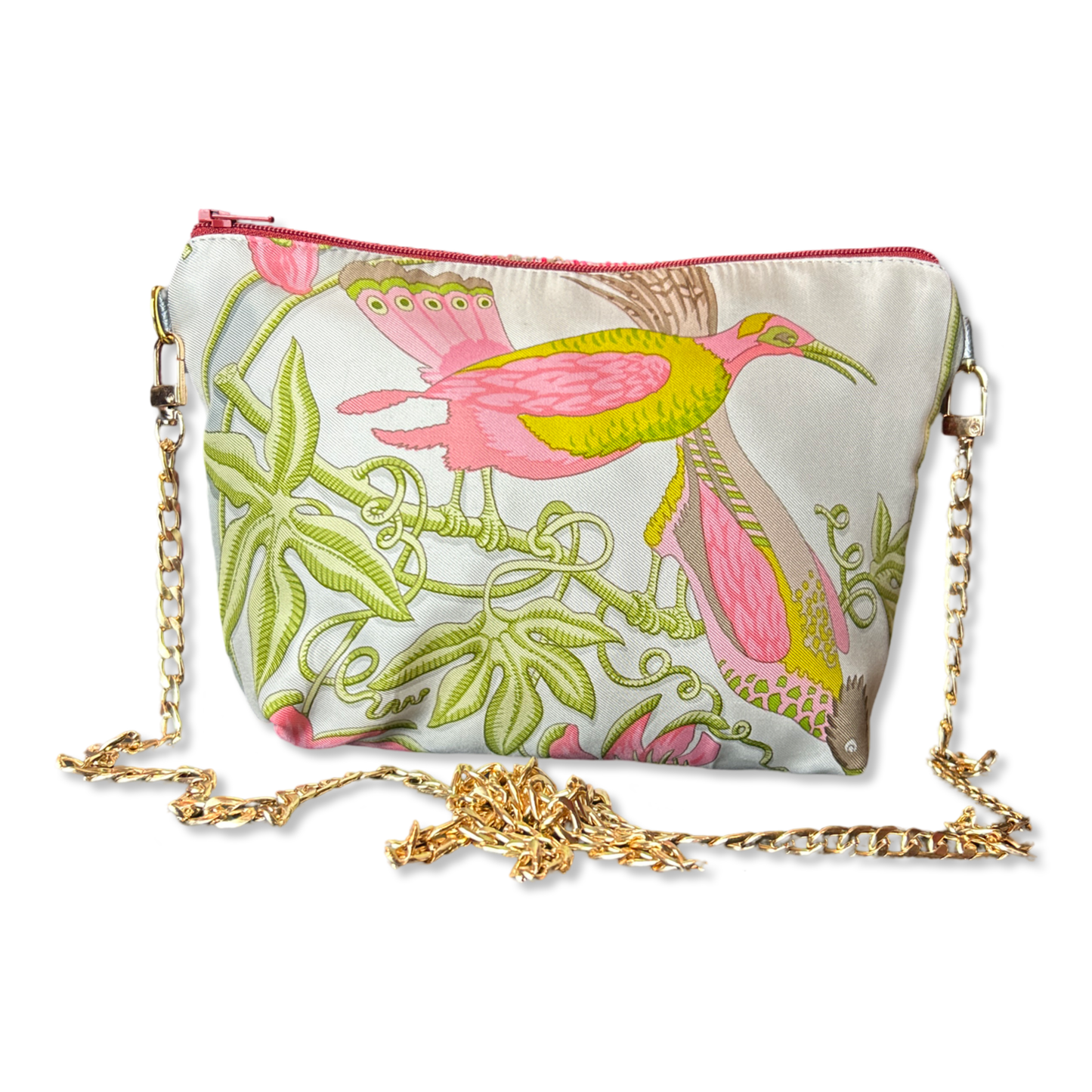 Hermes Caraibes Scarf | Hermes Crossbody Bag at Vintage Luxe Up