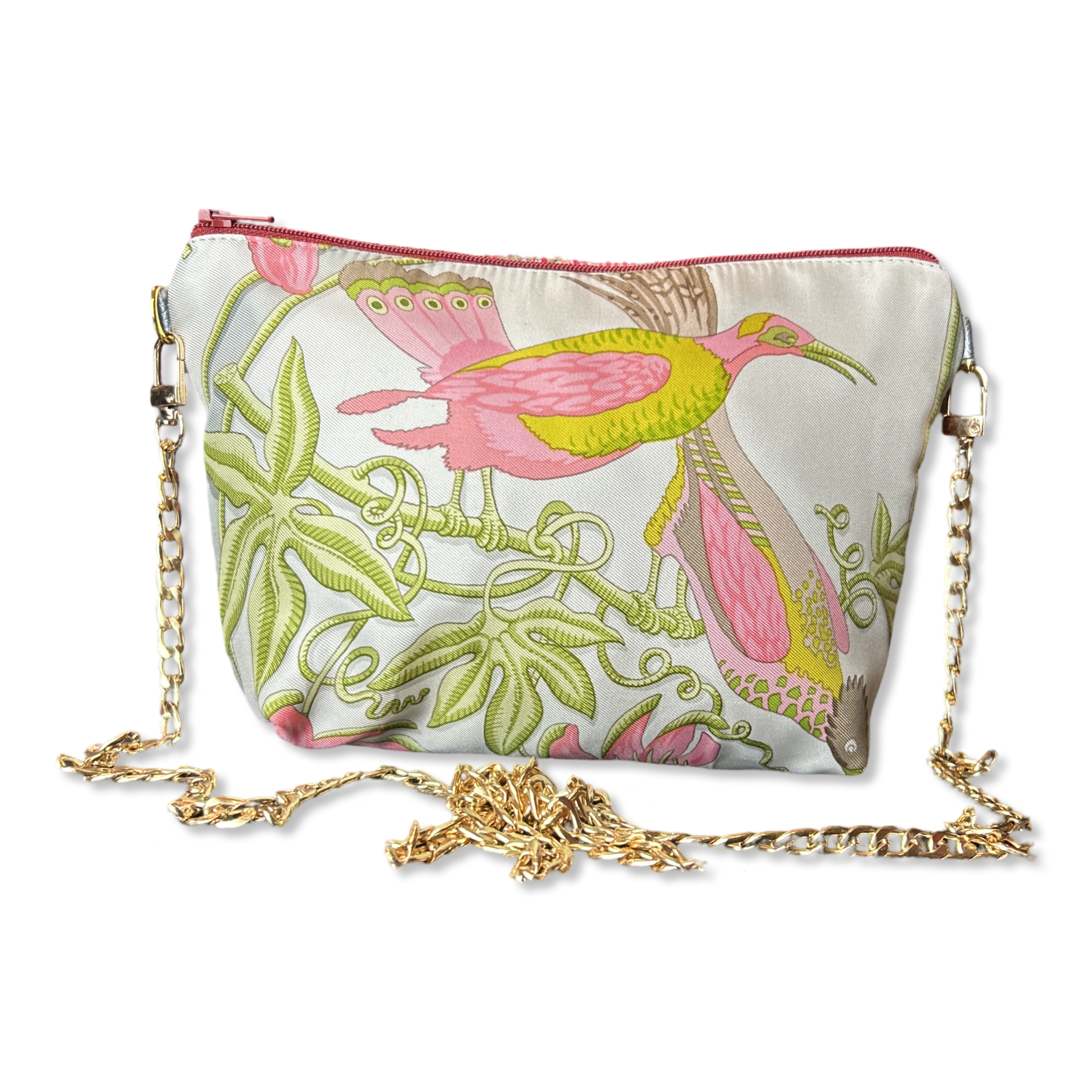 Hermes Caraibes Scarf | Hermes Crossbody Bag at Vintage Luxe Up