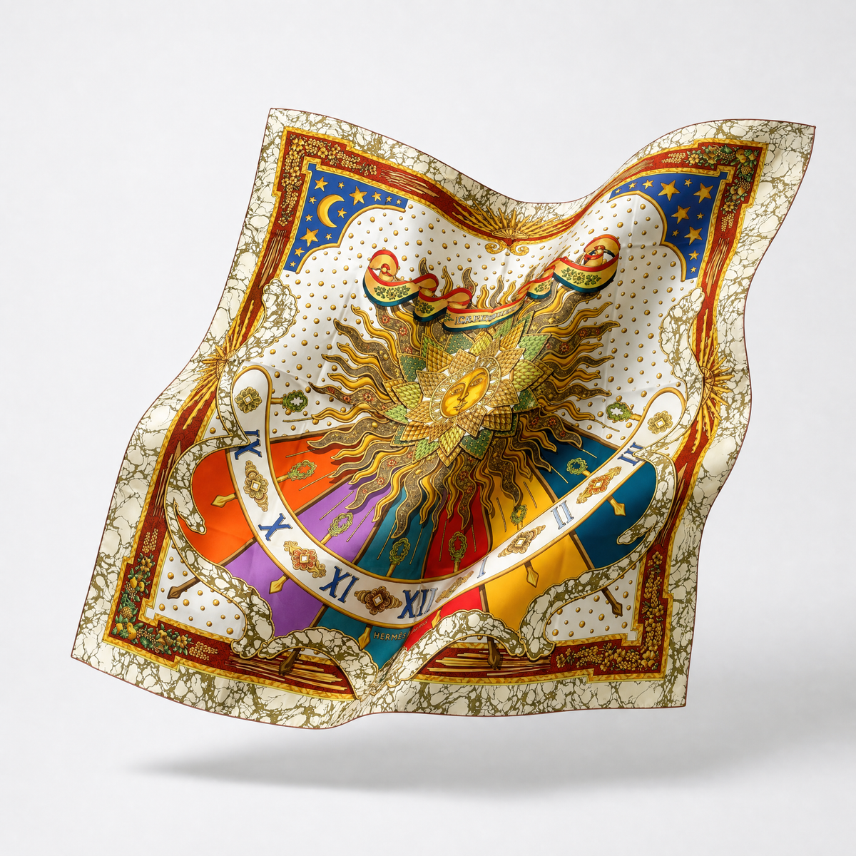 Hermes Carpe Diem Scarf