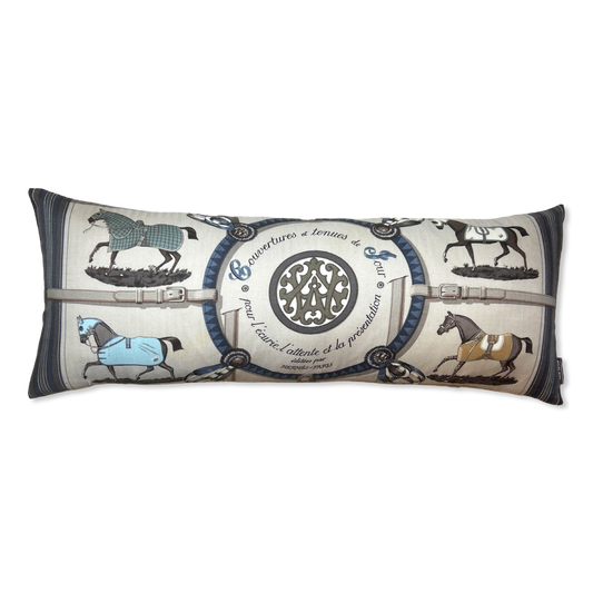 Hermes Couvertures et Tenues du Jour Scarf Pillow at Vintage Luxe Up