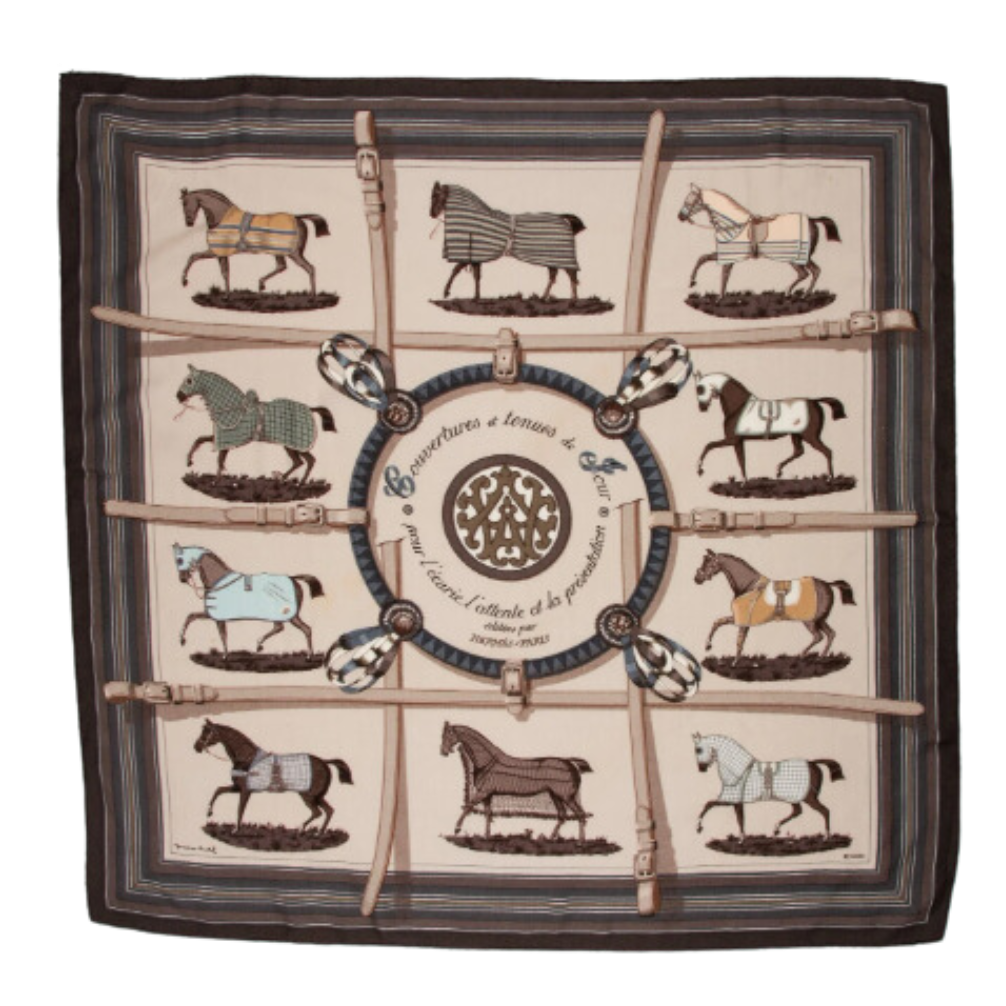 Hermes Couvertures et Tenues du Jour  Scarf 