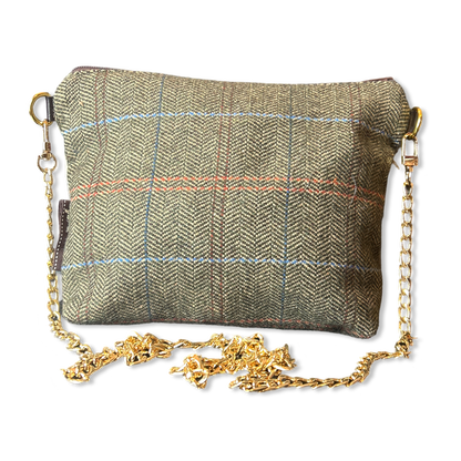 Couvertures et Tenues du Jour Vintage Silk & Cashmere Scarf Crossbody Bag