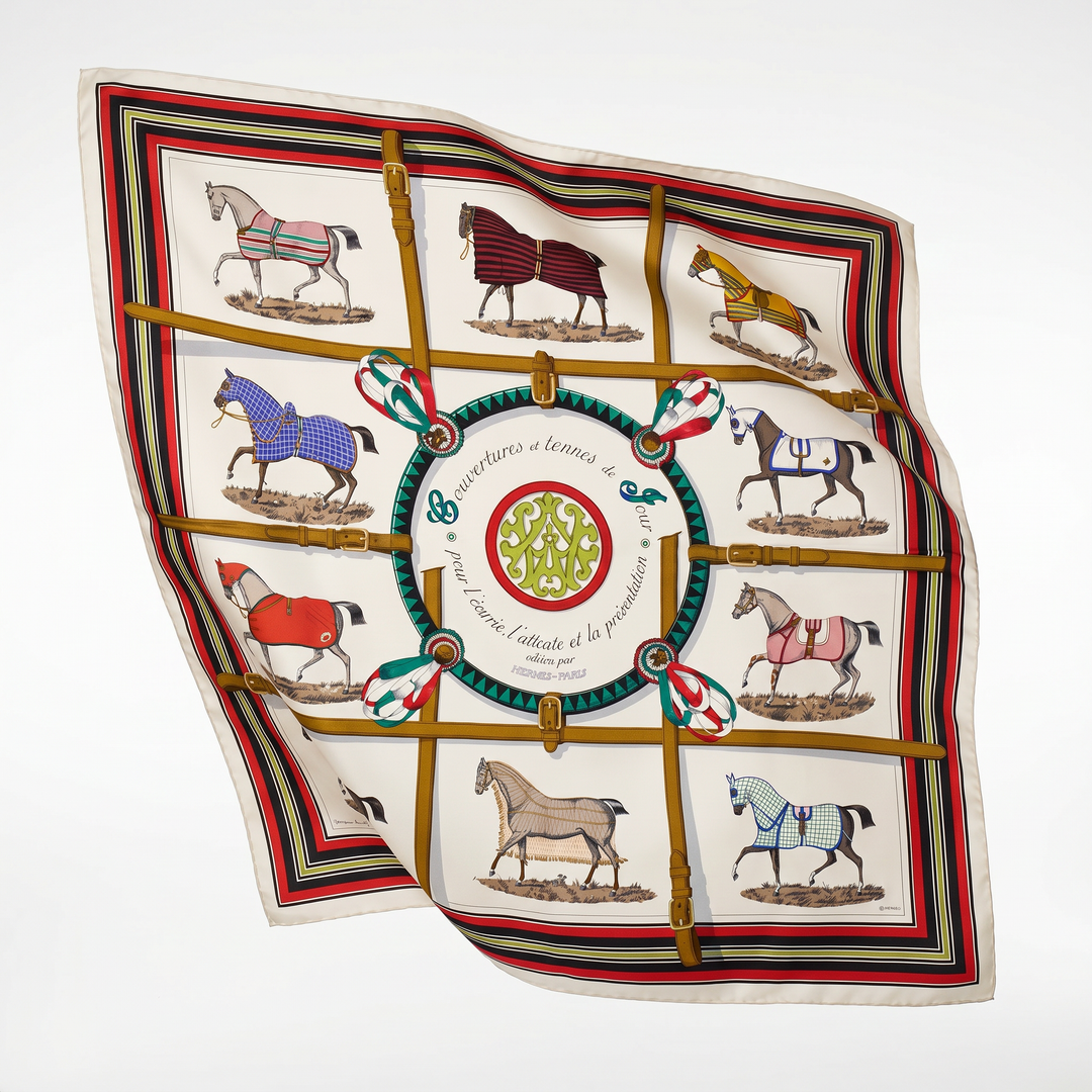 hermes couvertures et tenues du jour scarf