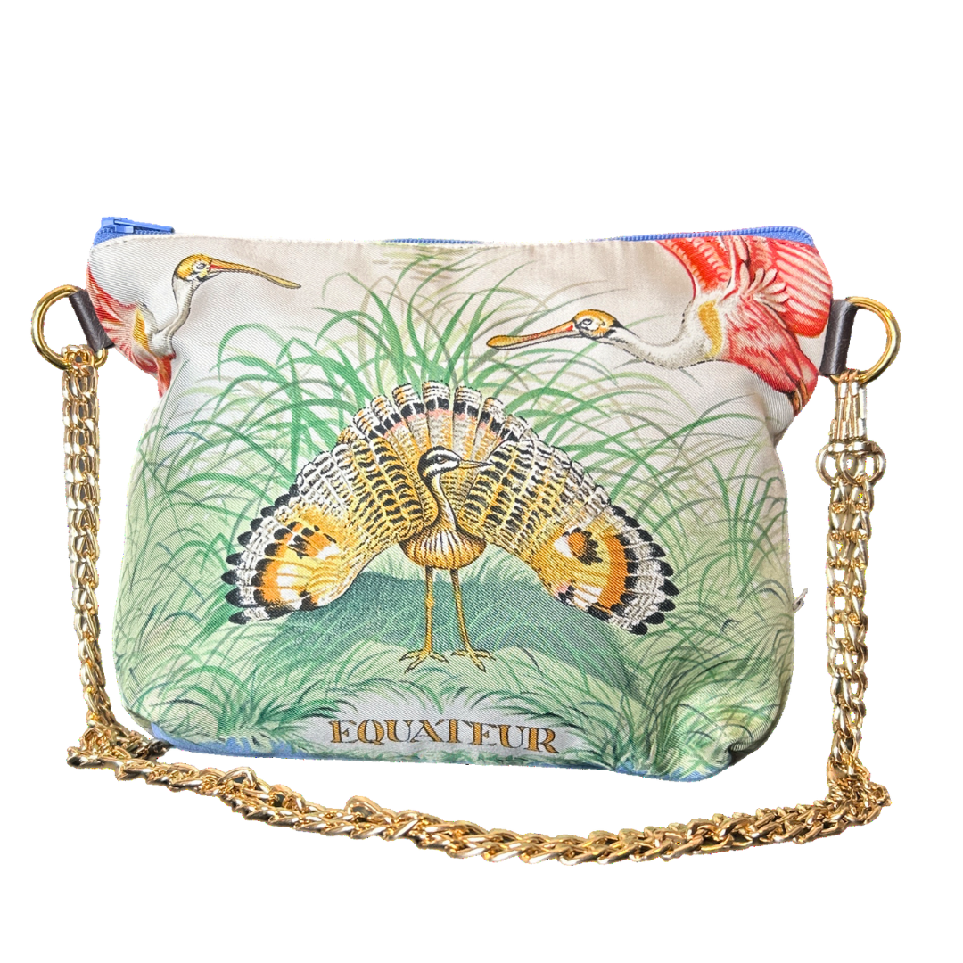 Hermes Equateur Scarf Crossbody Bag at Vintage Luxe Up