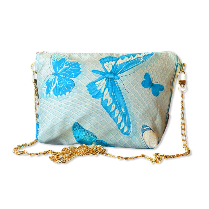 Farandole Vintage Silk Scarf Crossbody Bag