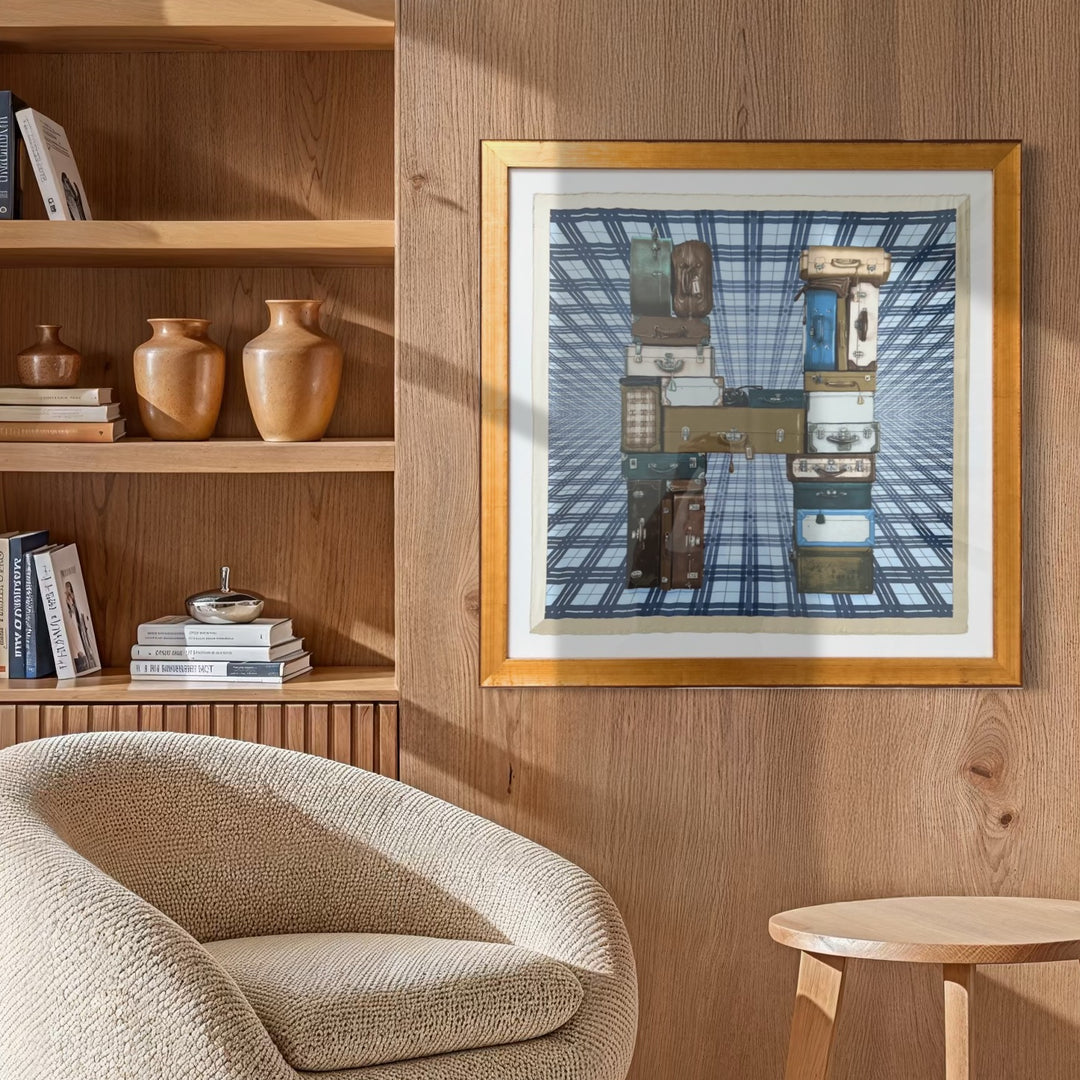 Hermes H en Voyage Scarf | Framed Hermes Scarf at Vintage Luxe Up