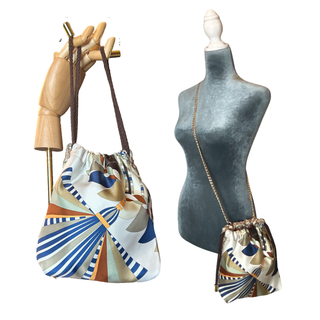 HERMES Haute Parure Scarf | Hermes Crossbody Bag – Vintage