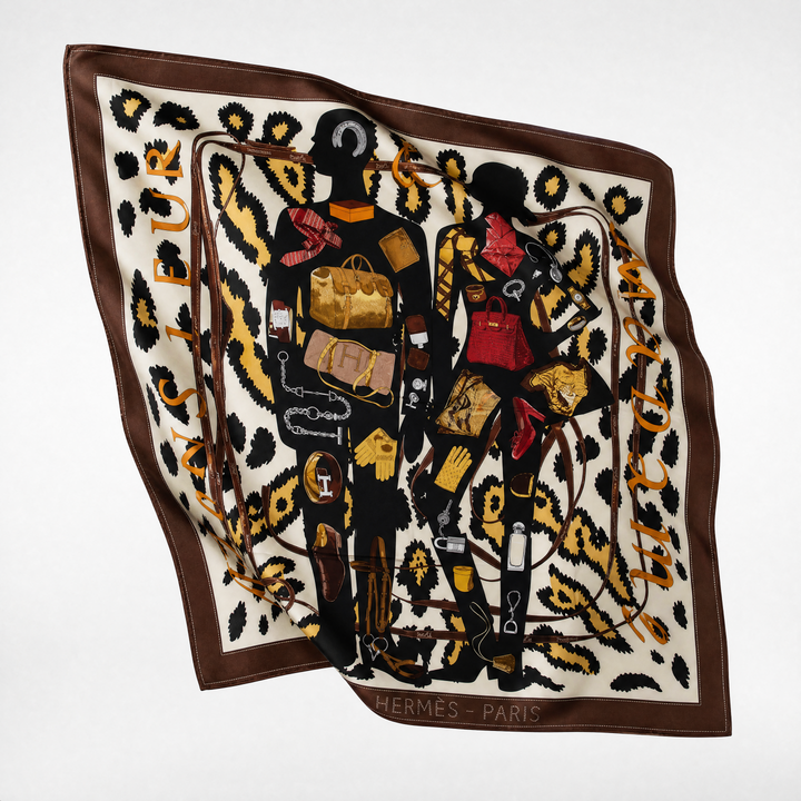 Hermes Monsieur et madame scarf