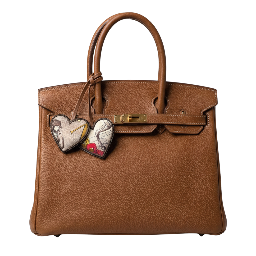 hermes napoleon scarf bag charm at vintage luxe up