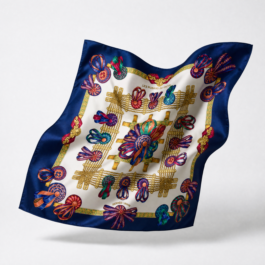 hermes rubans du cheval scarf