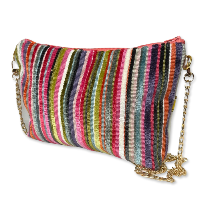 Rubans du Cheval Noir Vintage Silk Scarf Crossbody Bag