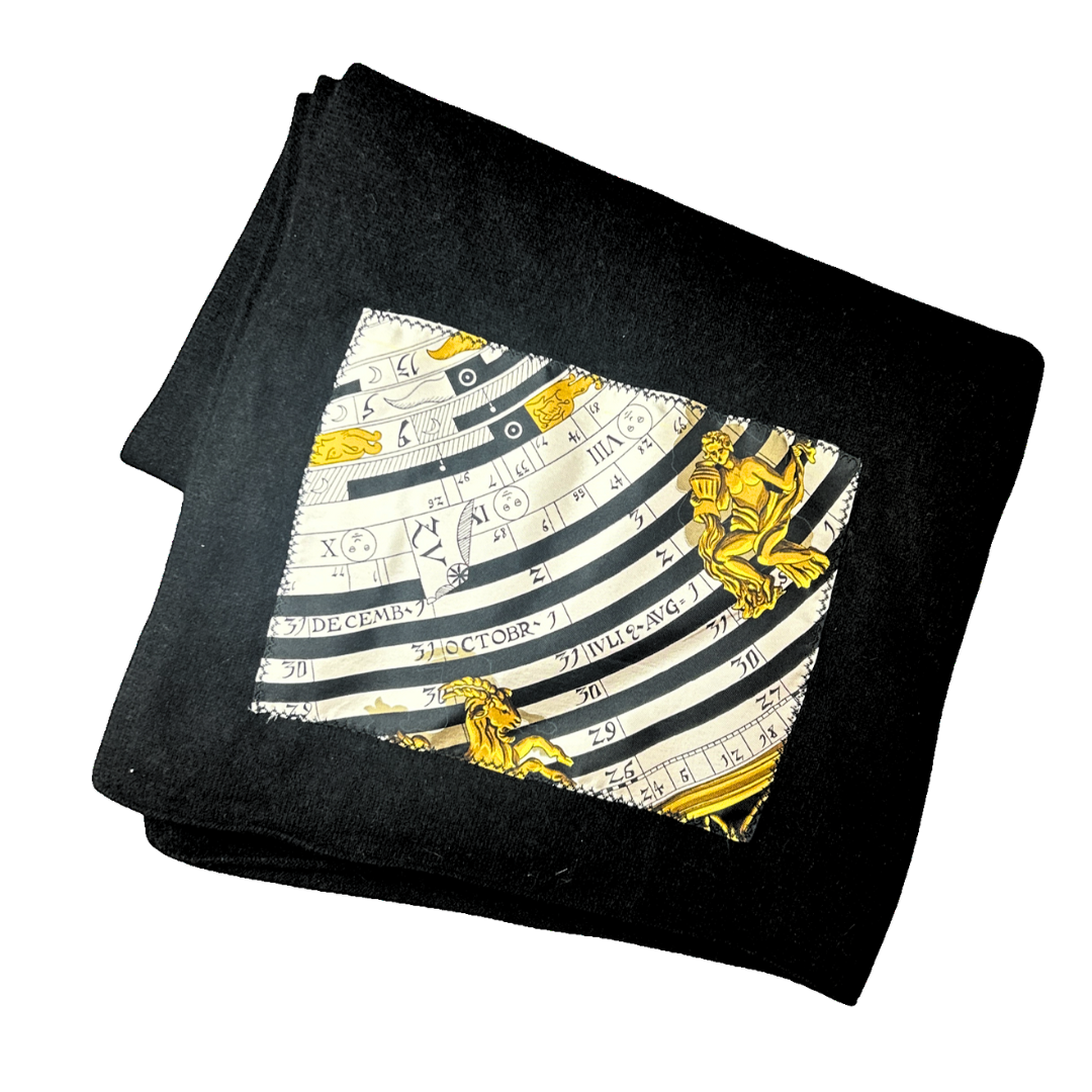 Hermes Astrologie Silk Scarf & Cashmere Shawl at Vintage Luxe Up