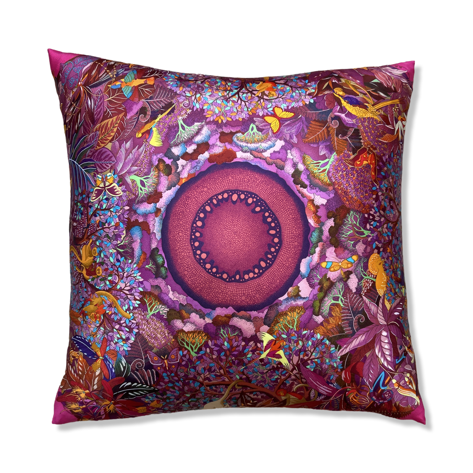 Hermes Au Coeur de la Vie Scarf Pillow