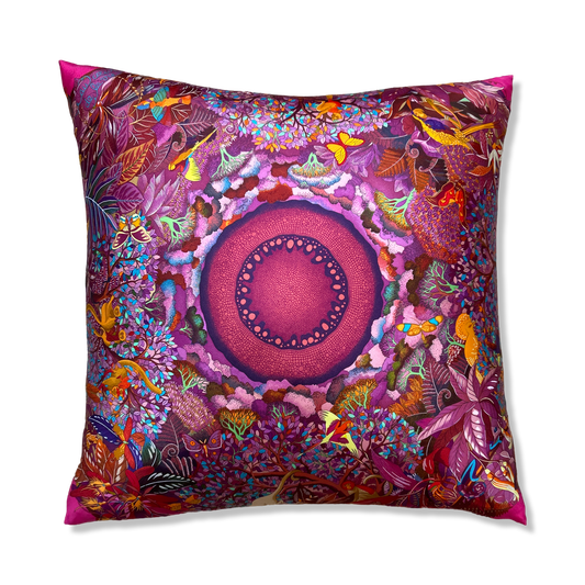 Hermes Au Coeur de la Vie Scarf Pillow