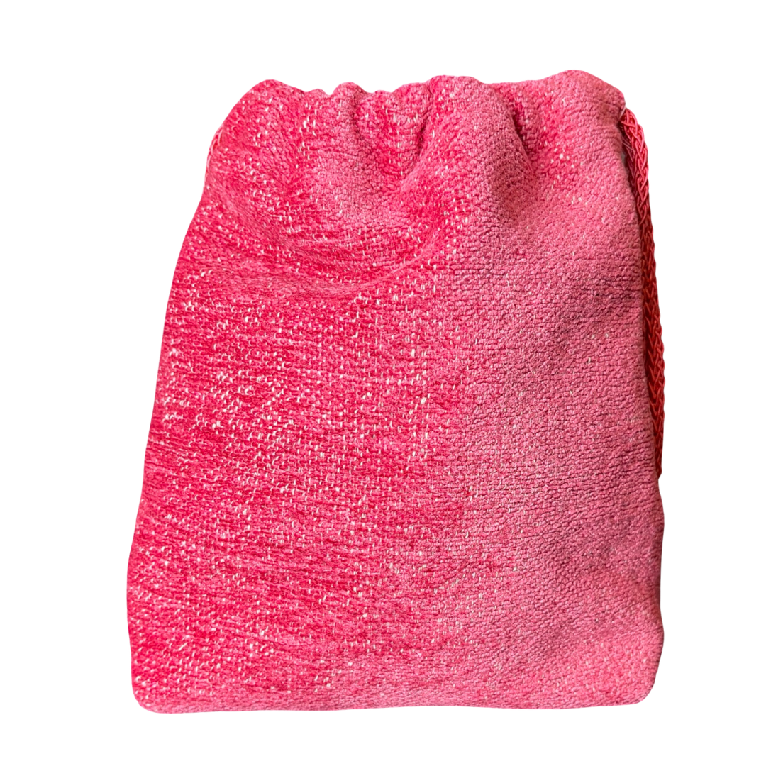 Bolduc au Carre Vintage Scarf Drawstring Crossbody Bag