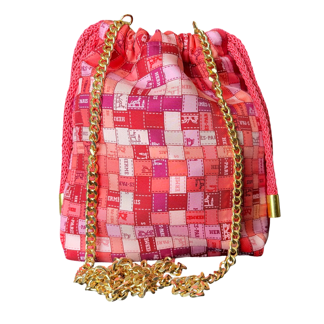 Hermes Bolduc au Carre Scarf Crossbody Bag