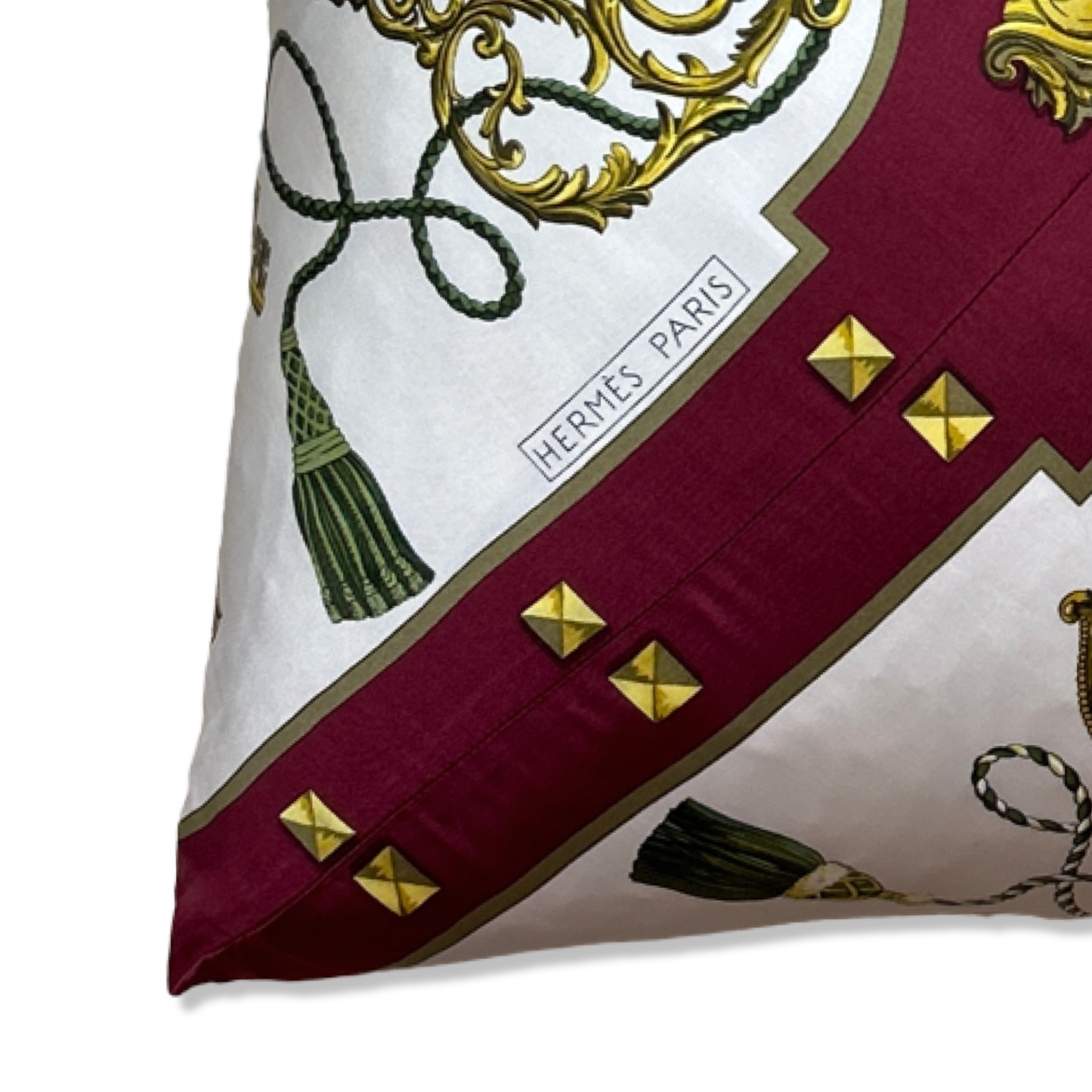 Cles Silk Scarf Pillow 22"