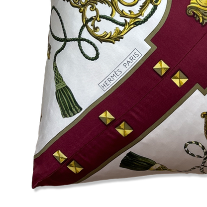 Cles Silk Scarf Pillow 22"