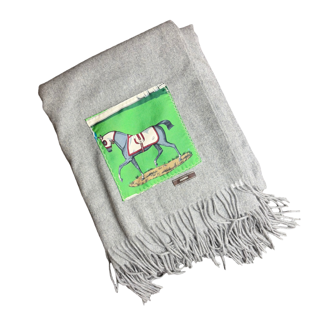 Hermès Couvertures et Tenues du Jour Cashmere Throw | Vintage Luxe Up