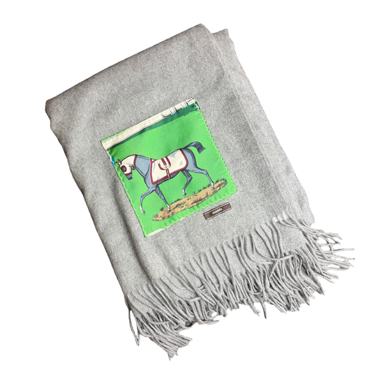 Hermès Couvertures et Tenues du Jour Cashmere Throw | Vintage Luxe Up