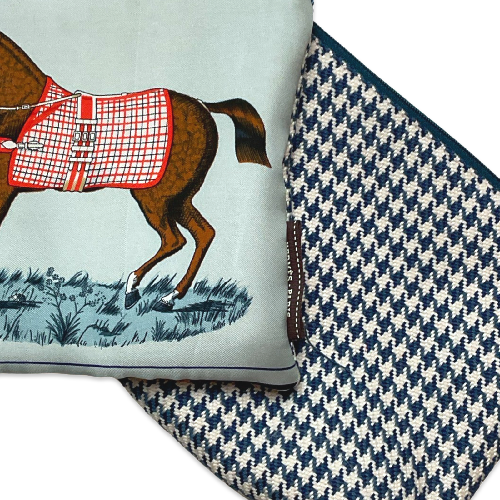Hermes Couvertures et Tenues du Jour Vintage Scarf Crossbody Bag