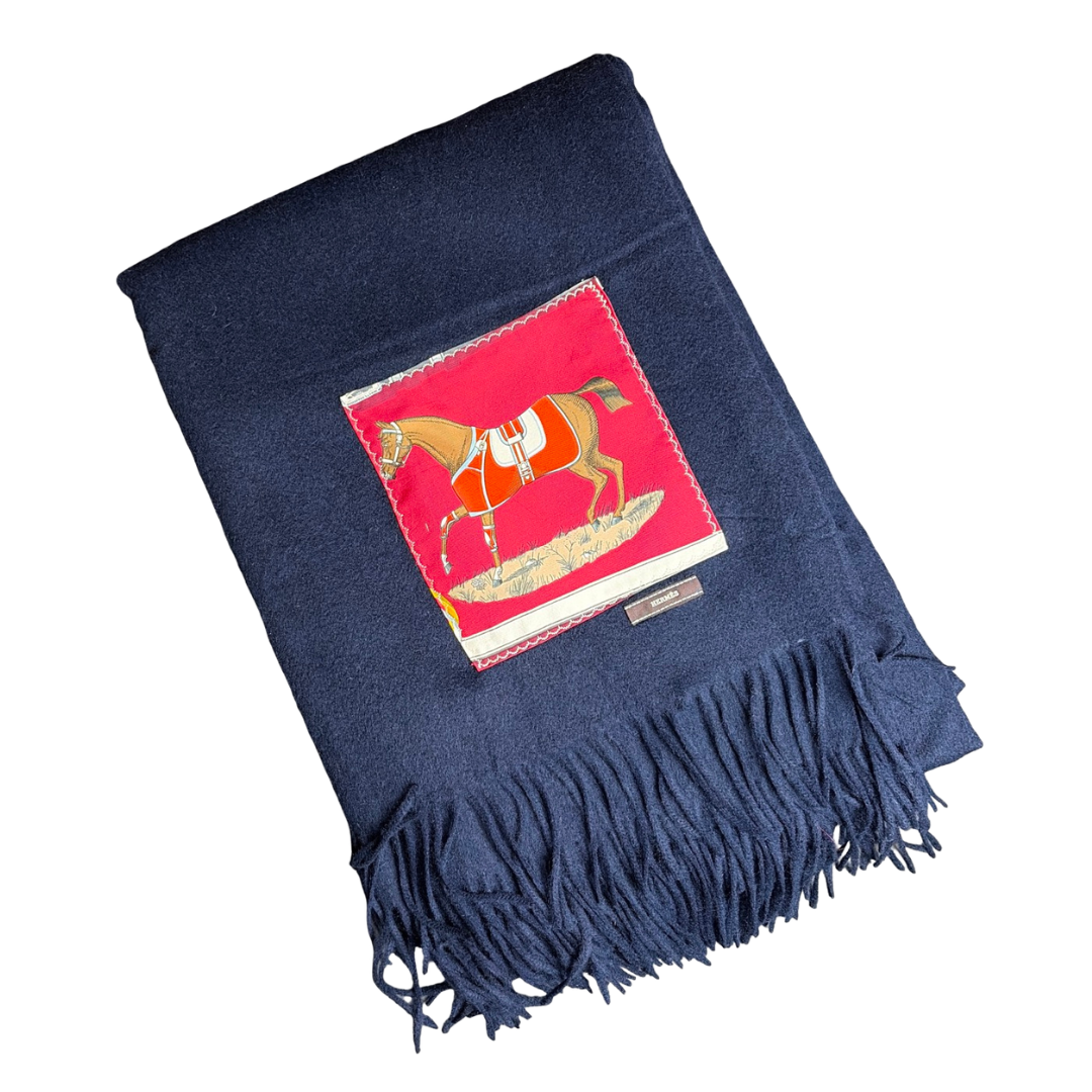 Hermès Couvertures et Tenues du Jour Cashmere Throw | Vintage Luxe Up