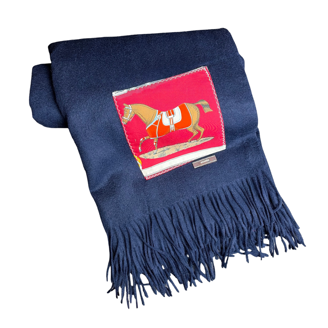 Hermès Couvertures et Tenues du Jour Cashmere Throw | Vintage Luxe Up