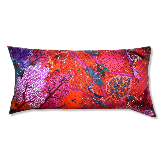 HERMES Dans Un Jardin Anglais Scarf Pillow Throw Pillow 