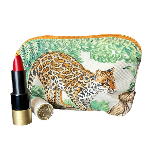 HERMES Equateur Scarf Beauty Bag at Vintage Luxe Up
