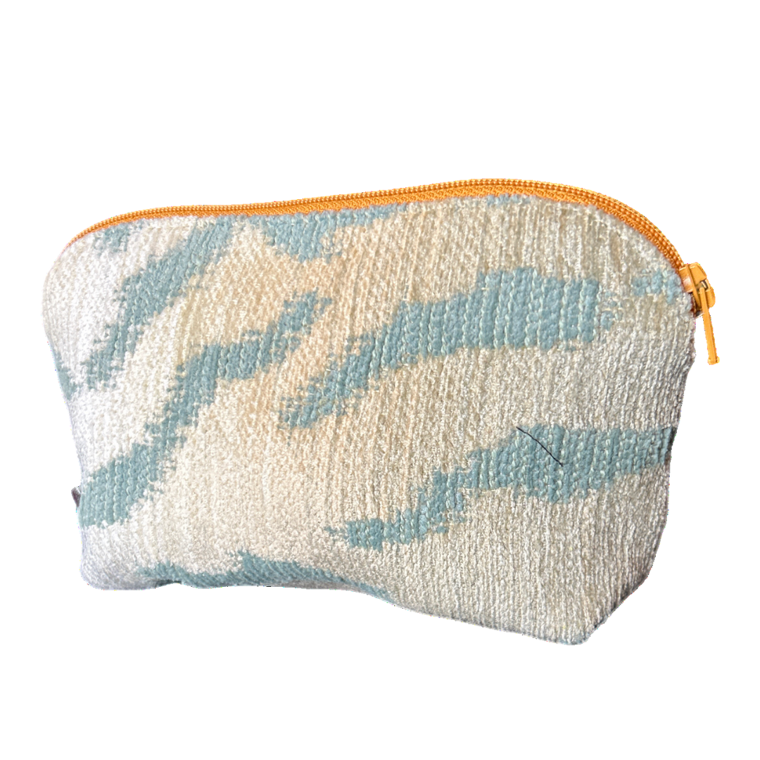 Equateur Vintage Silk Scarf Beauty Bag