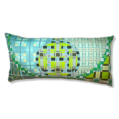 HERMES Ex Libris a Carreaux Vintage Scarf Pillow Throw Pillow 
