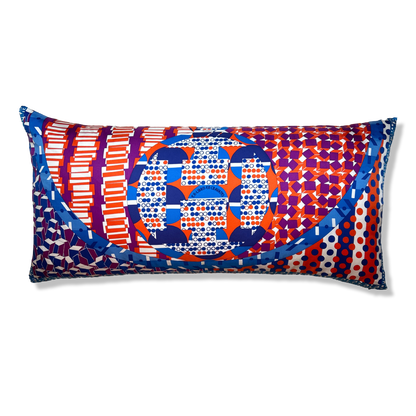 HERMES Ex Libris en Cravates Scarf Pillow Throw Pillow 