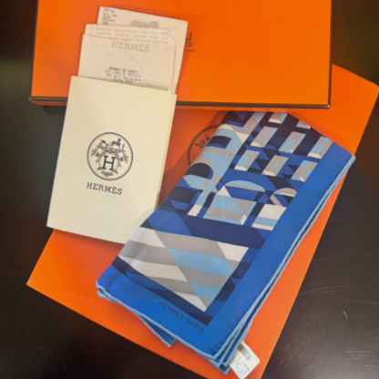 Hermes Faubourg en Perspective Scarf